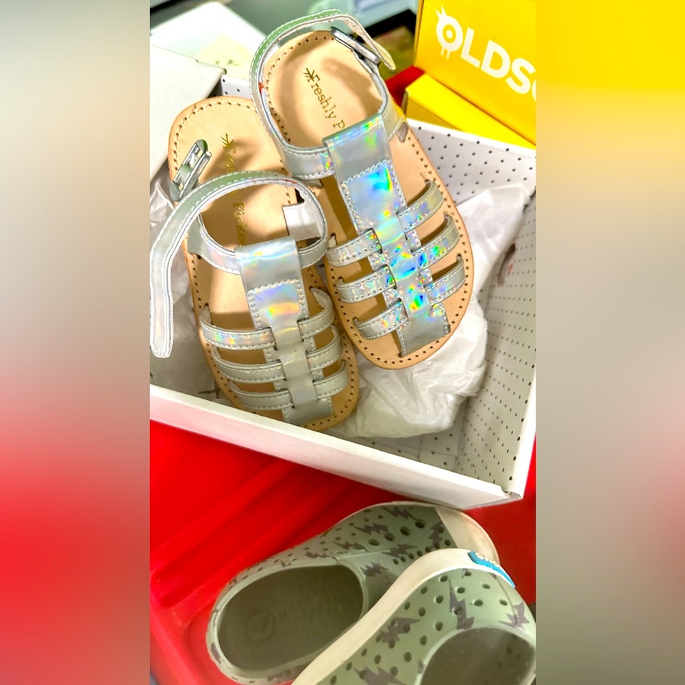 Leather Freshly Picked baby girls fisherman sandal